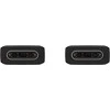 112803 EP-DW767JBE Samsung USB-C/USB-C duomenų kabelis 3A 1.8m juodos spalvos (OOB Bulk)