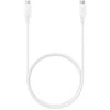 112803 EP-TA845EWE + EP-DW767JWE Samsung 45W Kelioninis įkroviklis + USB-C/USB-C kabelis baltos spalvos (OOB Bulk pakuotė)