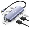 Equip 133501 knyginių kompiuterių dokas / jungčių replikatorius Vielinis USB 3.2 Gen 1 (3.1 Gen 1) Type-C Pilka