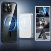 ESR Classic Hybrid Halolock MagSafe + Tempered Glass Apple iPhone 16 Pro – dėklas telefonui skaidrus with dėklas telefonui juodos spalvos Frame