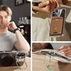 ESR Classic Hybrid KickStand HaloLock MagSafe &amp; TEMPERED GLASS Apple iPhone 16 Plus dėklas telefonui skaidrus