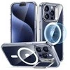ESR Hybrid HaloLock Dėklas Stash Stand Apple iPhone 15 Pro, skaidrus