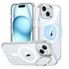 ESR Hybrid HaloLock Dėklas Stash Stand Apple iPhone 15 Plus, skaidrus