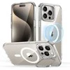 ESR Hybrid HaloLock Dėklas StashStand Apple iPhone 15 Pro Max, skaidrus