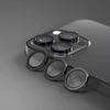 Etteri kameros objektyvo apsauga, skirta iPhone 16 Pro / 16 Pro Max, juoda