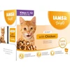 IAMS Delights Kitten vištiena padaže - šlapias kačių maistas - 12 x 85g