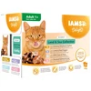 IAMS Delights LND&SEA konservuotas pašaras katėms padaže, 12x85 g