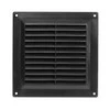 Europlast Aliumininės ventiliacijos grotelės, 150 x 150 mm, juodos