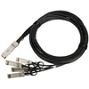 Šakotuvas Extralink QSFP+ DAC | QSFP+ kabelis | DAC, 40Gbps iki 4x 10Gbps 3m, 30AWG