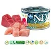 Drėgnas Kačių Maistas - Farmina N&amp;D Natūralus Tunas ir Vištiena 140 g