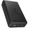 SBS Powerbank Puro Fast 20000 mAh 2x USB-A + 1x USB-C – juodos spalvos
