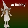 Fairy - Christmas figurine baltas Ruhhy 22342