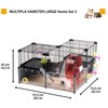 FERPLAST Multipla hamster large - cage for rodents - 107,5 x 37,5 x 42 cm