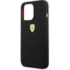 Ferrari FESSIHMP13LBK Apple iPhone 13 Pro / 13 6,1″juodos spalvos kietas dėklas Silicone MagSafe