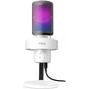 Fifine A9W studio mikrofonas with stand baltos spalvos