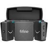 Fifine M9 tie mikrofonas set juodos spalvos