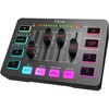 Fifine SC3 audio mixer juodos spalvos