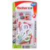 FISCHER DUOPOWER kaištis 6×30 su apvaliu kabliu /6vnt. BALTI