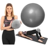 FITNESO IR PILATESO KAMUOLYS 23CM – ANTRACITO SPALVOS BEST SPORTING 101022