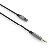FIXED Link USB-C to 3,5mm jack, 1.5m, space pilka