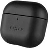 FIXED PodsLeather dėklas skirtas Apple Airpods 4, juodos spalvos