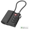 Fixed Tag Lock juoda spyna su TSA kodu