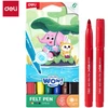 Flomasteriai DELI ColorWow, 6 spalvų