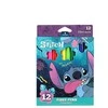 Flomasteriai Disney Stitch, vienpusiai, 12 vnt.