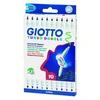 Flomasteriai Fila Giotto Turbo Dobble, dvipusiai, 10 spalvų