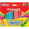 Flomasteriai LUXOR BROADLINE MARKER 6180, vienpusiai, 12 vnt