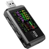 FNIRSI FNB48P USB Port Tester juodos spalvos