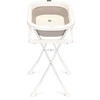 Foldable baby bathtub on stand with drain and LCD thermometer ECOTOYS
