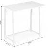 Foldable Computer Desk 80×45 cm Nešiojamas kompiuteris Table Baltas ModernHome
