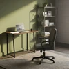 Foldable Computer Desk 80×45 cm Nešiojamas kompiuteris Table Loft Style ModernHome