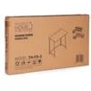 Foldable Computer Desk 80×45 cm Nešiojamas kompiuteris Table Baltas ModernHome