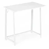 Foldable Computer Desk 80×45 cm Nešiojamas kompiuteris Table Baltas ModernHome