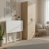 Foldable Computer Desk 80×45 cm Nešiojamas kompiuteris Table Baltas ModernHome