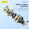 Foneng Bluetooth Ausinės TWS BL152 ANC+ENC su triukšmo slopinimu juodos spalvos