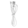 Cable USB A to Lightning Forcell F-Energy 1A Tube 1 m C316 baltas