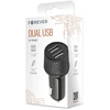 Forever automobilinis įkroviklis 1xUSB 2,4A + 1xUSB QC 3.0 LA-03 juodas
