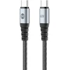Forever Braix USB-C – USB-C laidas 1,0 m 60W juodas