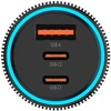 Forever CC-07-66ACC PD QC automobilinis įkroviklis 1x USB-A 2x USB-C 66W juodas
