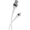 Forever Flexible kabelis USB - Lightning 1,0 m 2.4A baltos spalvos
