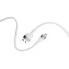 Forever Flexible kabelis USB - Lightning 1,0 m 2.4A baltos spalvos