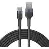 Forever Flexible kabelis USB - USB-C 1,0 m 3A juodos spalvos