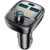 Forever FM siųstuvas BT 2 x USB-A 1 x USB-C PD 30W TR-370 juodas