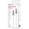 Forever USB-C – USB-C laidas 1,2 m 3A 20W WHP12320 baltas