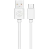 Forever laidas USB – USB-C 1,0 m 2A baltas