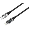 Forever LCD kabelis USB-C - Lightning 1,0 m 27W juodos spalvos