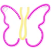 TelForceone Neoninis LED šviestuvas BUTTERFLY rožinis NNE03 Neolia
